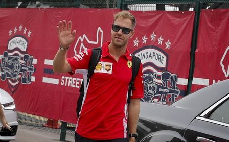 Vettel confirma el dominio de Ferrari en el último libre de Marina Bay Vettel confirma el dominio de Ferrari en el último libre de Marina Bay