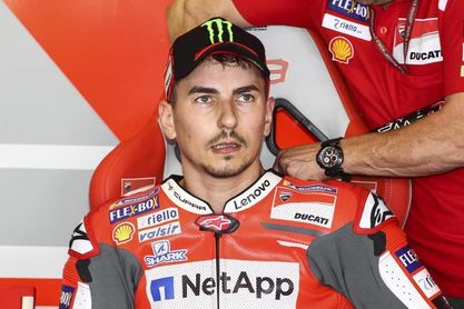 Lorenzo satisfecho de haber podido entrenarse antes Lorenzo satisfecho de haber podido entrenarse antes