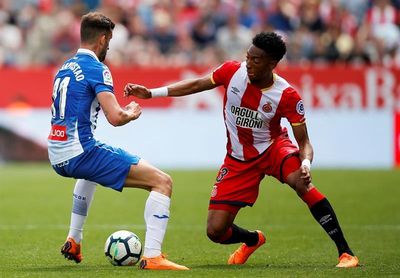 Johan Mojica y Carles Planas, bajas del Girona para visitar el Camp Nou Johan Mojica y Carles Planas, bajas del Girona para visitar el Camp Nou