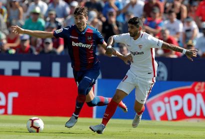 2-6. El Sevilla se da un festín a costa de un irreconocible Levante 2-6. El Sevilla se da un festín a costa de un irreconocible Levante