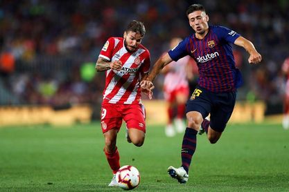 El Barcelona, con uno menos, y el Girona empatan (1-1) tras el primer tiempo El Barcelona, con uno menos, y el Girona empatan (1-1) tras el primer tiempo