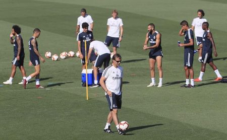 El Real Madrid comienza a preparar la visita a Nervión sin Carvajal El Real Madrid comienza a preparar la visita a Nervión sin Carvajal