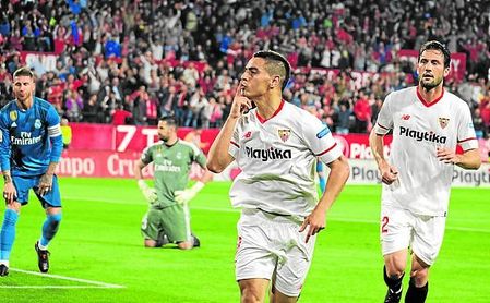 Ben Yedder hizo uno de los goles sevillistas en la visita madridista del pasado curso, saldada con triunfo por 3-2 Ben Yedder hizo uno de los goles sevillistas en la visita madridista del pasado curso, saldada con triunfo por 3-2