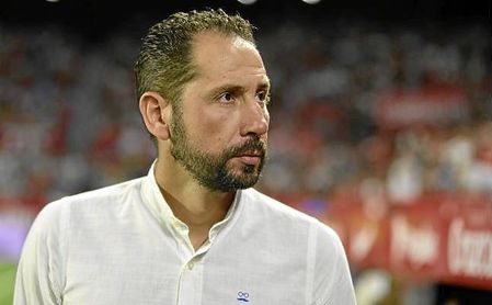 Pablo Machín, en un partido con el Sevilla en el Sánchez-Pizjuán. Pablo Machín, en un partido con el Sevilla en el Sánchez-Pizjuán.