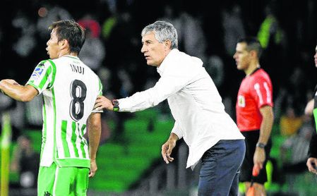 Setién: "Somos muy superiores a todos los rivales, pero no nos da para ganar" Setién: "Somos muy superiores a todos los rivales, pero no nos da para ganar"