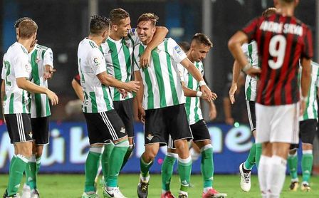 El Betis se ha impuesto en 4 de sus 5 partidos al Milan. El Betis se ha impuesto en 4 de sus 5 partidos al Milan.