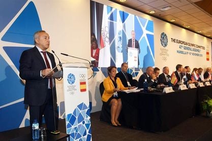 París 2024 y Los Ángeles 2028 presentan sus proyectos a los Comités Europeos París 2024 y Los Ángeles 2028 presentan sus proyectos a los Comités Europeos