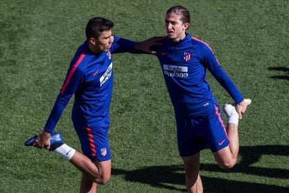 El Atlético sigue sus entrenamientos sin Costa y con Lemar El Atlético sigue sus entrenamientos sin Costa y con Lemar