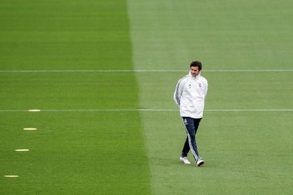 Solari recupera efectivos en una sesión meramente física Solari recupera efectivos en una sesión meramente física