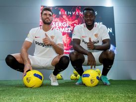 El francés Gnagnon por Sergi Gómez, única novedad del Sevilla para Lieja