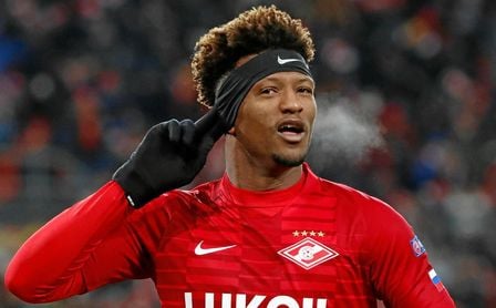 Zé Luís, delantero del Spartak de Moscú. Zé Luís, delantero del Spartak de Moscú.