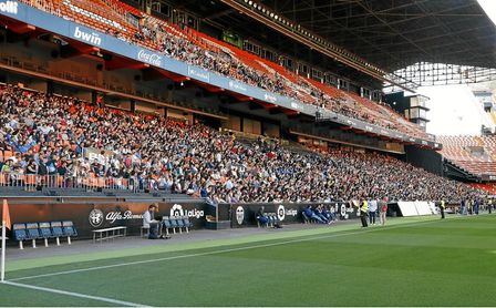 Entrenamiento del Valencia en Mestalla. Entrenamiento del Valencia en Mestalla.