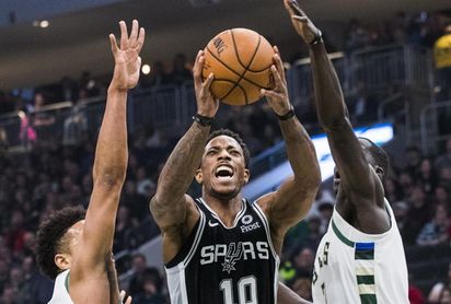 110-97. DeRozan lidera ataque de Spurs, que pueden con los 26 puntos de Rubio 110-97. DeRozan lidera ataque de Spurs, que pueden con los 26 puntos de Rubio