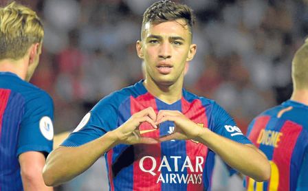 Lenglet, Rakitic y Denis 'ayudan' con Munir Lenglet, Rakitic y Denis 'ayudan' con Munir