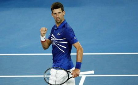 Djokovic apabulla a Pouille y se verá en la final con Nadal. Djokovic apabulla a Pouille y se verá en la final con Nadal.