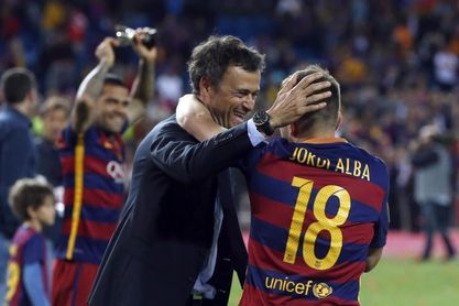 Luis Enrique: "Con Jordi Alba no hubo nada personal" Luis Enrique: "Con Jordi Alba no hubo nada personal"