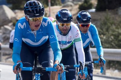 Valverde, Quintana y Soler en el potente Movistar para la Volta a Cataluña Valverde, Quintana y Soler en el potente Movistar para la Volta a Cataluña