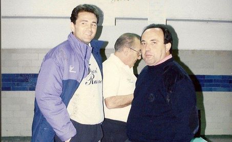 Una imagen de archivo de Gregorio Conejo, junto a Rafael Gordillo. Una imagen de archivo de Gregorio Conejo, junto a Rafael Gordillo.