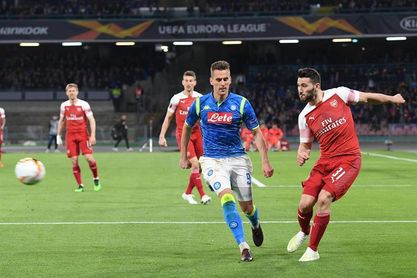 0-1. El Arsenal conquista San Paolo y se cita con el Valencia en semifinales 0-1. El Arsenal conquista San Paolo y se cita con el Valencia en semifinales