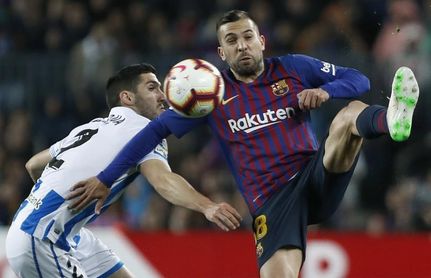 Jordi Alba descarta la relajación: "El equipo va al cien por cien" Jordi Alba descarta la relajación: "El equipo va al cien por cien"