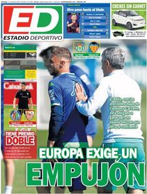 La portada de ESTADIO Deportivo La portada de ESTADIO Deportivo