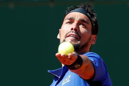 Fognini se da de baja y el torneo pierde al campeón de Montecarlo Fognini se da de baja y el torneo pierde al campeón de Montecarlo