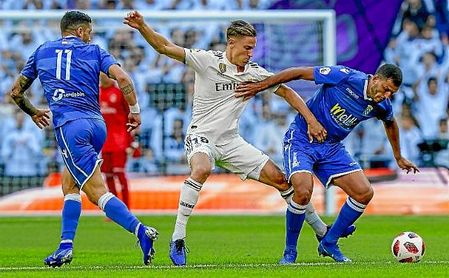 Marcos Llorente, en un partido de Copa ante el Melilla. Marcos Llorente, en un partido de Copa ante el Melilla.