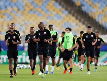 Catar comienza su último entrenamiento con una fotografía en el Maracaná Catar comienza su último entrenamiento con una fotografía en el Maracaná