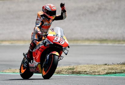 Márquez no defrauda, nueva "pole" en Alemania Márquez no defrauda, nueva "pole" en Alemania