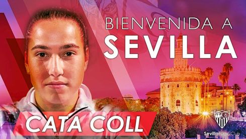 Cata Coll llega al Sevilla cedida por el FC Barcelona Cata Coll llega al Sevilla cedida por el FC Barcelona