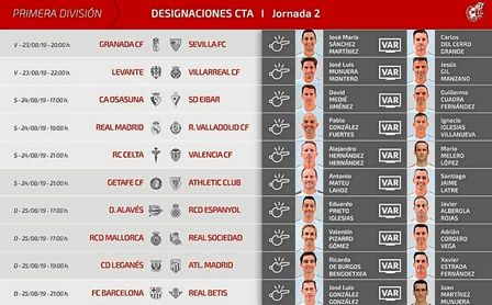 Sánchez Martínez para el Granada-Sevilla y González González para el Barça-Betis Sánchez Martínez para el Granada-Sevilla y González González para el Barça-Betis