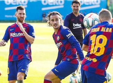 Una imagen de Messi de este miércoles. Una imagen de Messi de este miércoles.