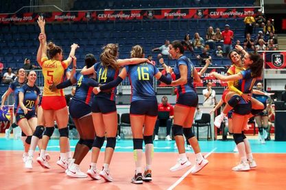 España estrena su casillero de victorias al ganar a Bielorrusia (3-1) España estrena su casillero de victorias al ganar a Bielorrusia (3-1)