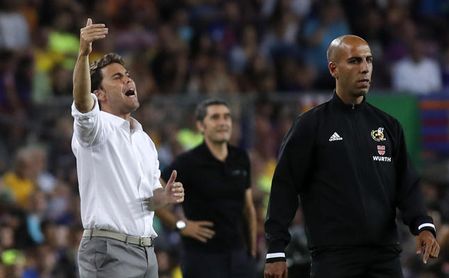 Rubi reconoce que el Betis nunca estuvo bien con balón. Rubi reconoce que el Betis nunca estuvo bien con balón.