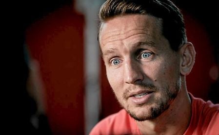 Luuk de Jong, durante la entrevista concedida a ED en la ciudad deportiva del Sevilla. Luuk de Jong, durante la entrevista concedida a ED en la ciudad deportiva del Sevilla.
