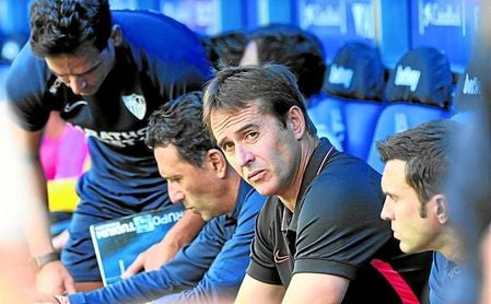 El Sevilla FC de Lopetegui requiere algo más de cinco tiros a puerta para ver puerta. El Sevilla FC de Lopetegui requiere algo más de cinco tiros a puerta para ver puerta.