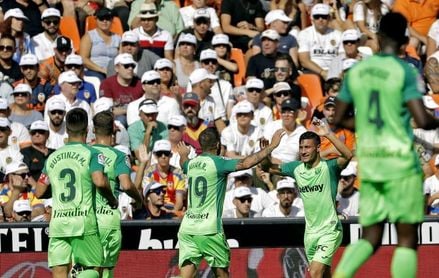 1-1. Un Valencia incapaz no puede con la defensa del Leganés 1-1. Un Valencia incapaz no puede con la defensa del Leganés