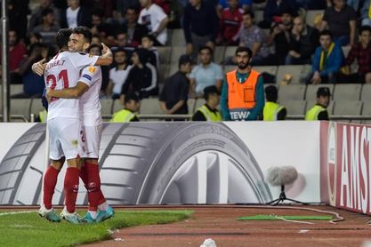 Óliver y Munir marcaron dos bellos tantos ante el Qarabag. Óliver y Munir marcaron dos bellos tantos ante el Qarabag.