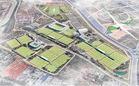 El proyecto de la nueva Ciudad Deportiva, en su última fase El proyecto de la nueva Ciudad Deportiva, en su última fase