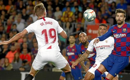 Un Sevilla con pegada pero sin gol Un Sevilla con pegada pero sin gol
