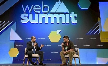 Castro, en el Web Summit de Lisboa. Castro, en el Web Summit de Lisboa.