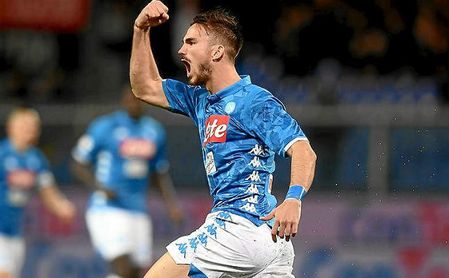 El ex bético Fabián Ruiz brilla en el Nápoles. El ex bético Fabián Ruiz brilla en el Nápoles.