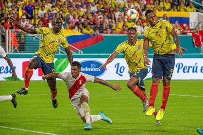 1-0. Colombia derrota a Perú en el último suspiro 1-0. Colombia derrota a Perú en el último suspiro