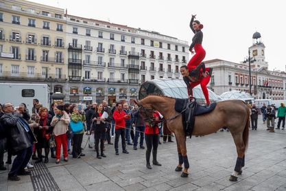 La Madrid Horse Week Se Exhibe En La Puerta Del Sol Estadio Deportivo