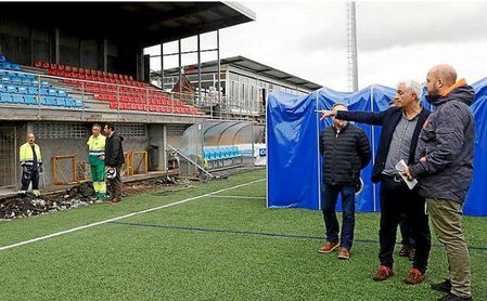 Imagen del Municipal As Eiroas, estadio del Bergantiños. Imagen del Municipal As Eiroas, estadio del Bergantiños.