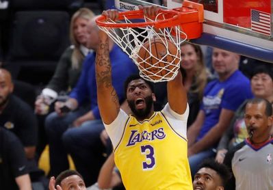 96-106. Davis y James lideran a victoria de los Lakers 96-106. Davis y James lideran a victoria de los Lakers
