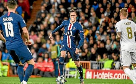 Draxler, en el partido de Champions entre el PSG y el Real Madrid. Draxler, en el partido de Champions entre el PSG y el Real Madrid.