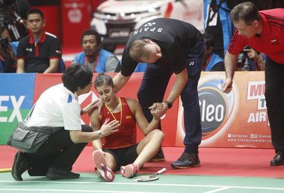 Carolina Marín: "Volver a Indonesia supone cerrar la página de la lesión" Carolina Marín: "Volver a Indonesia supone cerrar la página de la lesión"
