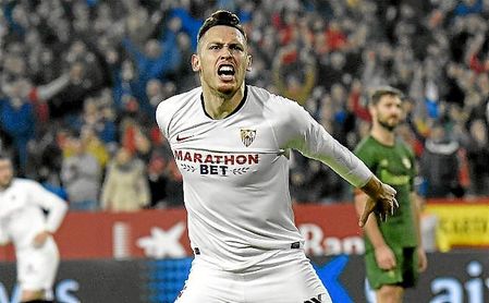 Ocampos se pierde la visita al Santiago Bernabéu por sanción. Ocampos se pierde la visita al Santiago Bernabéu por sanción.