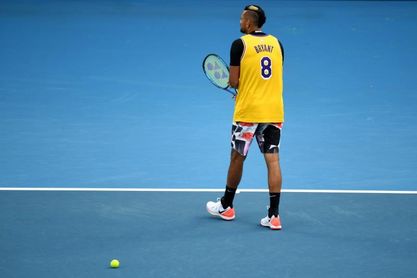 Kyrgios homenajea a Bryant en su partido ante Nadal Kyrgios homenajea a Bryant en su partido ante Nadal